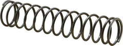Value Collection - 0.85" OD, 0.072" Wire, 4" Free Length, Music Wire Compression Stock Springs Spring - 7.08 Lb Spring Rating - Exact Tool & Supply