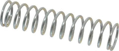 Value Collection - 0.85" OD, 0.08" Wire, 3-1/2" Free Length, Music Wire Compression Stock Springs Spring - 11.63 Lb Spring Rating - Exact Tool & Supply