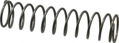 Value Collection - 0.975" OD, 0.08" Wire, 4" Free Length, Music Wire Compression Stock Springs Spring - 8.26 Lb Spring Rating - Exact Tool & Supply
