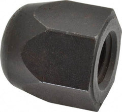 Morton Machine Works - 5/8-11" UNC, 1-1/16" Width Across Flats, Black Oxide Finish, Steel Acorn Nut - 1-3/16" Overall Height, TCMAI - Exact Tool & Supply