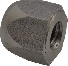 Morton Machine Works - 3/8-16" UNC, 3/4" Width Across Flats, Uncoated, Stainless Steel Acorn Nut - 3/4" Overall Height, Grade 303, TCMAI - Exact Tool & Supply