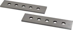 Value Collection - 6" Long x 1-1/2" High x 3/16" Thick, Tool Steel Two Face Parallel - 0.0003" Parallelism, Sold as Individual - Exact Tool & Supply