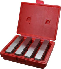 Value Collection - 8 Piece, 6 Inch Long Tool Steel Parallel Set - 1 to 1-3/4 Inch High, 1/2 to 1/2 Inch Thick, 55-62 RC Hardness, Sold as 4 Pair - Exact Tool & Supply