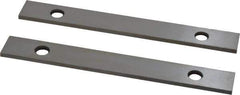 Value Collection - 6" Long x 3/4" High x 1/8" Thick, Tool Steel Parallel - 0.0002" Parallelism, Sold as Matched Pair - Exact Tool & Supply
