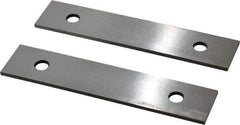 Value Collection - 6" Long x 1-1/4" High x 1/8" Thick, Tool Steel Parallel - 0.0002" Parallelism, Sold as Matched Pair - Exact Tool & Supply