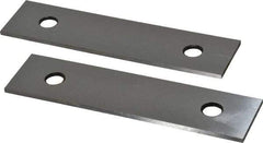 Value Collection - 6" Long x 1-1/2" High x 1/8" Thick, Tool Steel Parallel - 0.0002" Parallelism, Sold as Matched Pair - Exact Tool & Supply