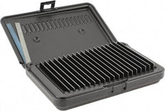 Value Collection - 40 Piece, 6 Inch Long x 1/32 Inch Thick, Thin Parallel Set - 1-11/16 Inch High, 50 RC Hardness - Exact Tool & Supply