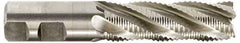 Niagara Cutter - 1-1/2" Diam, Coarse Pitch, 8" LOC, 6 Flute Cobalt Roughing Square End Mill - Uncoated, 10-1/2" OAL, 1-1/4" Shank Diam, Single End, 30° Helix - Exact Tool & Supply