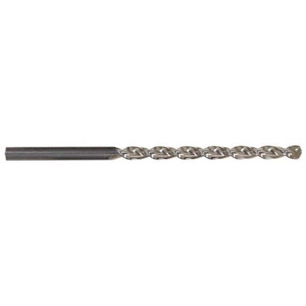 Taper Length Drill Bit: 0.1730″ Dia, 130 ° Bright/Uncoated, RH Cut, Parabolic Flute, Cylindrical Shank, Series 535
