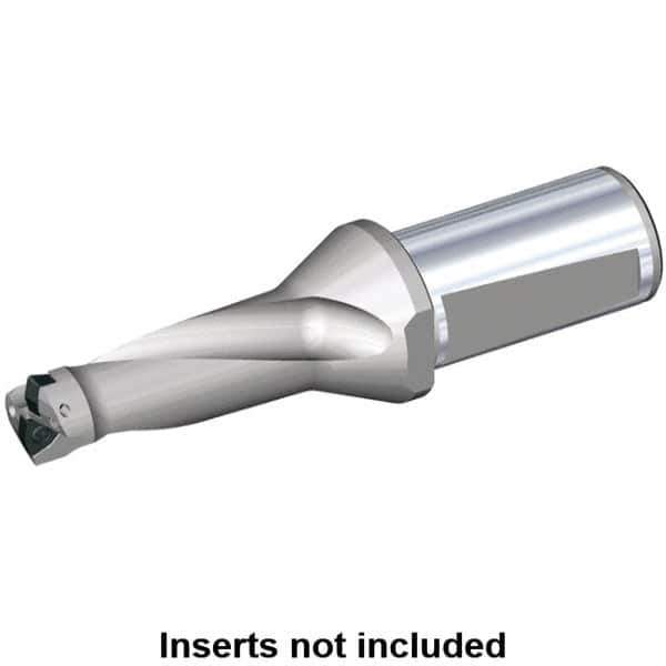 Kennametal - 117mm Max Drill Depth, 2.5xD, 53mm Diam, Indexable Insert Drill - 2 Inserts, 50mm Shank Diam, Whistle Notch Shank - Exact Tool & Supply