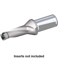 Kennametal - 145mm Max Drill Depth, 2.5xD, 80mm Diam, Indexable Insert Drill - 2 Inserts, 50mm Shank Diam, Whistle Notch Shank - Exact Tool & Supply