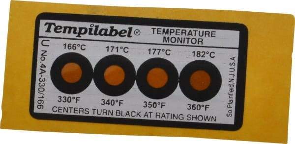 Tempil - 166/171/177/182°C Temp Indicating Label - Exact Tool & Supply