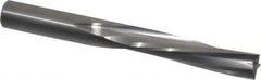 Onsrud - 1/2" Cutting Diam x 2-1/8" Length of Cut, 3 Flute, Downcut Spiral Router Bit - Uncoated, Right Hand Cut, Solid Carbide, 4-1/2" OAL x 1/2" Shank Diam, Three Edge, 10° Helix Angle - Exact Tool & Supply