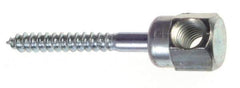 ITW Buildex - 3/8" Zinc-Plated Steel Horizontal (Cross Drilled) Mount Threaded Rod Anchor - 5/8" Diam x 2-1/2" Long, 2,249 Lb Ultimate Pullout, For Use with Wood - Exact Tool & Supply