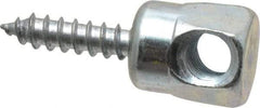 ITW Buildex - 3/8" Zinc-Plated Steel Horizontal (Cross Drilled) Mount Threaded Rod Anchor - 3/8" Diam x 1" Long, 670 Lb Ultimate Pullout, For Use with Wood - Exact Tool & Supply