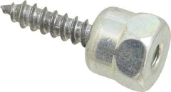 ITW Buildex - 1/4" Zinc-Plated Steel Vertical (End Drilled) Mount Threaded Rod Anchor - 5/8" Diam x 1" Long, 670 Lb Ultimate Pullout, For Use with Wood - Exact Tool & Supply