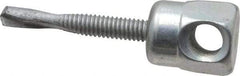 ITW Buildex - 3/8" Zinc-Plated Steel Horizontal (Cross Drilled) Mount Threaded Rod Anchor - 5/8" Diam x 1-1/2" Long, 970 Lb Ultimate Pullout, For Use with Steel - Exact Tool & Supply