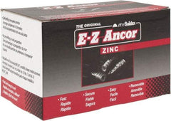 Buildex - #8 Screw, 1/2" Diam, 1-5/8" Long, 3/8 to 3/4" Thick, Self Drilling Drywall & Hollow Wall Anchor - Zinc Plated, Zinc, Grade 3, Use in Drywall - Exact Tool & Supply