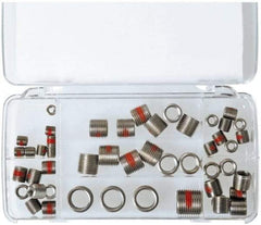 Made in USA - 58 Inserts, M4 - M16 Internal Thread, Metric Coarse, Stainless Steel, Thread Repair Kit - Exact Tool & Supply
