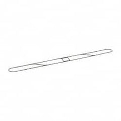 Rubbermaid - 60 Inch Long x 5 Inch Wide, Metal Dust Mop Frame - Exact Tool & Supply