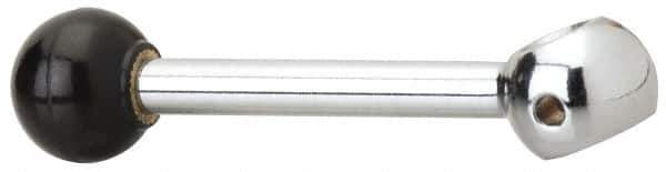Gibraltar - 1 Offset Arm, 5/16" Hole, Reamed Clamping Handle - 25/32" Hub Diam, 13/16" Ball Diam - Exact Tool & Supply