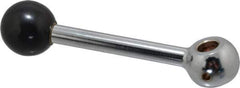 Gibraltar - 1 Offset Arm, 1/2" Hole, Reamed Clamping Handle - 1-1/4" Hub Diam, 1-1/4" Ball Diam - Exact Tool & Supply