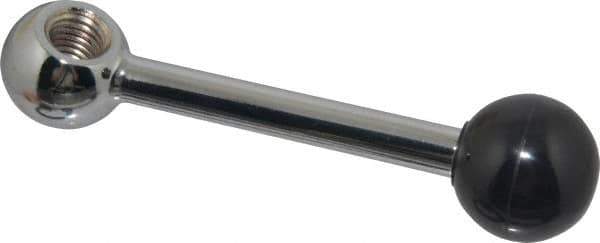 Gibraltar - 1 Offset Arm, 5/8-11" Hole, Tapped Clamping Handle - 1-1/4" Hub Diam, 1-1/4" Ball Diam - Exact Tool & Supply