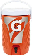 Gatorade - 3 Gal Cooler - Plastic, Orange - Exact Tool & Supply