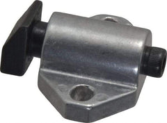 Gibraltar - 1-1/2" Body Width x 1" Body Len, 3/16" Stroke Len, 1-1/8" Btw Mt Hole Ctrs, 7/8" Btw Mt Hole & Edge, Tangless Square Spring Locating Stop - 14 Lb Mid End Force, 5/8" Stop Head Width x 5/8" Stop Head Height - Exact Tool & Supply