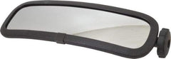 Made in USA - Indoor & Outdoor Convex Safety, Traffic & Inspection Mirrors - Glass Lens, 4" High - Exact Tool & Supply