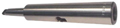 Scully Jones - MT3 Inside Morse Taper, MT2 Outside Morse Taper, Extension Sleeve - Hardened & Ground Throughout, 7-9/16" Projection, 1.44" Body Diam - Exact Tool & Supply