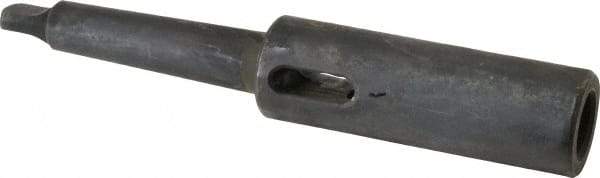 Scully Jones - MT2 Inside Morse Taper, MT2 Outside Morse Taper, Extension Sleeve - Hardened & Ground Throughout, 1-3/16" Projection, 1.19" Body Diam - Exact Tool & Supply