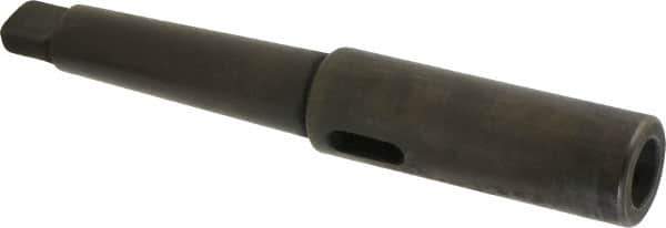 Scully Jones - MT2 Inside Morse Taper, MT3 Outside Morse Taper, Extension Sleeve - Hardened & Ground Throughout, 1-3/16" Projection, 1.19" Body Diam - Exact Tool & Supply