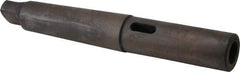 Scully Jones - MT2 Inside Morse Taper, MT4 Outside Morse Taper, Extension Sleeve - Hardened & Ground Throughout, 3.94" Projection, 1.31" Body Diam - Exact Tool & Supply