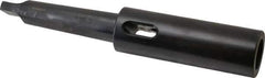 Scully Jones - MT3 Inside Morse Taper, MT3 Outside Morse Taper, Extension Sleeve - Hardened & Ground Throughout, 4.81" Projection, 1.44" Body Diam - Exact Tool & Supply