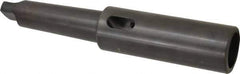 Scully Jones - MT5 Inside Morse Taper, MT5 Outside Morse Taper, Extension Sleeve - Hardened & Ground Throughout, 7.19" Projection, 2.38" Body Diam - Exact Tool & Supply