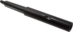 Scully Jones - MT2 Inside Morse Taper, MT3 Outside Morse Taper, Extension Sleeve - Hardened & Ground Throughout, 6-1/4" Projection, 1.19" Body Diam - Exact Tool & Supply