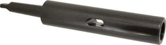 Scully Jones - MT4 Inside Morse Taper, MT3 Outside Morse Taper, Extension Sleeve - Hardened & Ground Throughout, 9" Projection, 1.88" Body Diam - Exact Tool & Supply