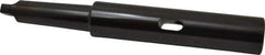 Scully Jones - MT5 Inside Morse Taper, MT5 Outside Morse Taper, Extension Sleeve - Hardened & Ground Throughout, 11-1/16" Projection, 2.38" Body Diam - Exact Tool & Supply