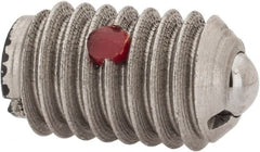 TE-CO - 3/8-16, 0.187" Ball Diam, 5/8" Body Length, 0.048" Max Ball Reach, Threaded Ball Plunger - Exact Tool & Supply
