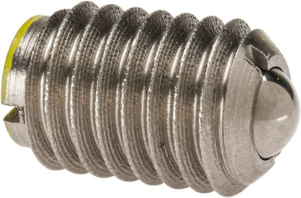 TE-CO - 1/2-13, 0.281" Ball Diam, 3/4" Body Length, 0.072" Max Ball Reach, Threaded Ball Plunger - Exact Tool & Supply