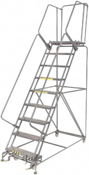 Ballymore - Rolling & Wall Mounted Ladders & Platforms Type: Rolling Warehouse Ladder Style: Rolling Safety Ladder - Exact Tool & Supply