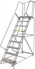 Ballymore - Rolling & Wall Mounted Ladders & Platforms Type: Rolling Warehouse Ladder Style: Rolling Safety Ladder - Exact Tool & Supply