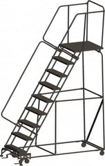 Ballymore - Rolling & Wall Mounted Ladders & Platforms Type: Rolling Warehouse Ladder Style: Rolling Safety Ladder - Exact Tool & Supply