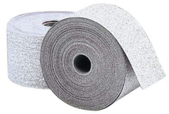 Norton - 180 Grit, Aluminum Oxide Adhesive Backed Sanding Sheets - Paper, 4-1/2" x 10 Yds., Very Fine Grade, B Weighted Backing - Exact Tool & Supply