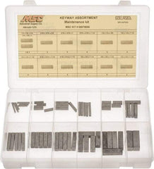 Value Collection - Key & Keyway Assortments Type: Keyway Maintenance Kit Number of Pieces: 58 - Exact Tool & Supply
