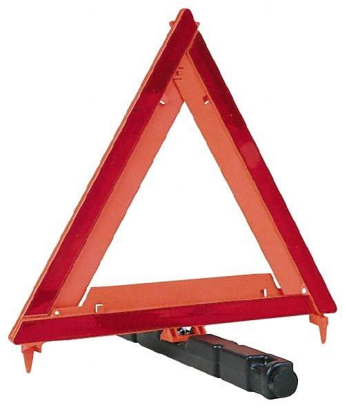 Peterson - 3 Piece Red Triangle Warning Kit - Plastic - Exact Tool & Supply