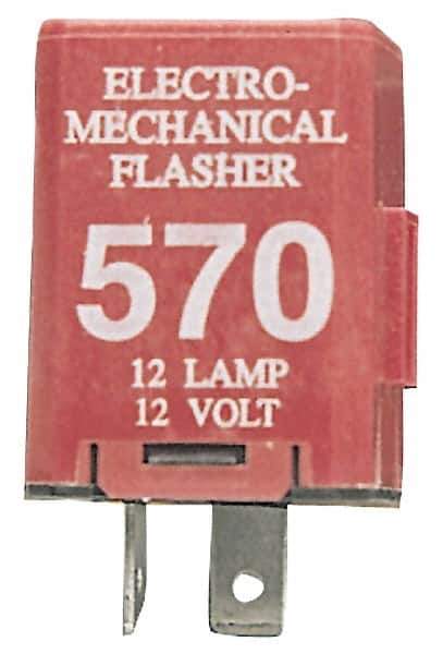 Peterson - Red Electronic Flasher - Plastic - Exact Tool & Supply