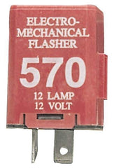 Peterson - Red Electronic Flasher - Plastic - Exact Tool & Supply