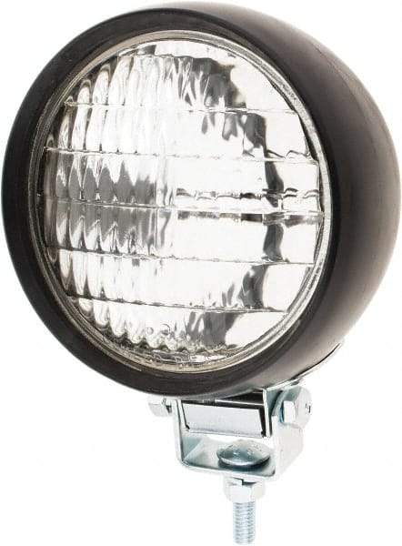Peterson - 4-3/4" Diam, Clear Lens & Reflector - Rubber, 12 Volt - Exact Tool & Supply